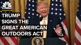 President Trump signs the Great American Outdoors Act — 8/4/2020