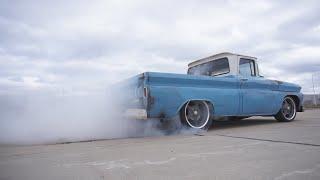 Cool LS Swapped C10 Does Some Burnies...