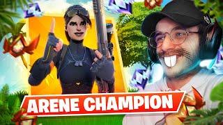 FAIRE TOP 1 avec 1 KILL en CHAMPION sur FORTNITE... Road UNREAL ( J'ai sauvé la descente )