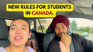 New Rules for Students in Canada | Life in Canada | Daily vlogs with Gursahib and Jasmine