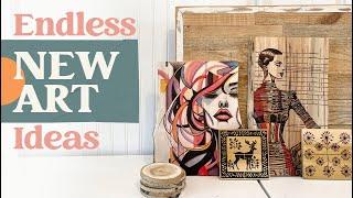 How to Come up with New Art Ideas  |  Wood Burning Ideas  |  Pyrography Art Ideas