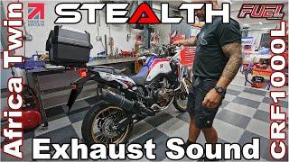 Honda CRF1000L Africa Twin - Stealth Exhaust Fitting - Aftermarket Motorcycle Exhaust Sounds