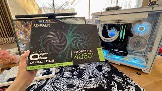 Testando a Placa de video RTX 4060 TI - Custando mais Barato e Roda Tudo PALIT RTX 4060 TI DUAL OC