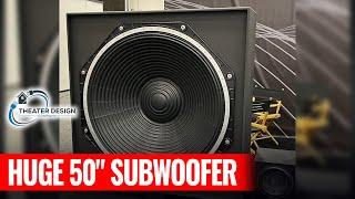 Ascendo 50” Subwoofer - CEDIA 2022  Massive Home Subwoofer