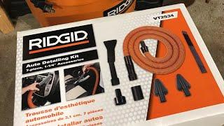 Cheap Shop Vac Upgrade! Ridgid Auto Detailing Kit Review