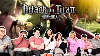 Converting HATERS To Attack on Titan 1x17-18 | Reaction/Review