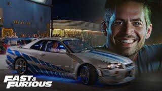 3 Intense Brian O'Connor Races | Fast & Furious