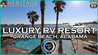 RVing in PARADISE!! Voted #2 BEST LUXURY RV RESORT! Heritage Motorcoach Resort TOUR!