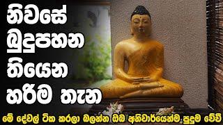 නිවසේ දියුණුව වැඩි කරවන බුදුපහනේ රහස !! | buddha statue sinhala vastu tips ( Ahasa )