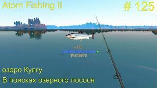 В поисках озерного лосося.  Озеро Кулгу. # 125. Прохождение Atom Fishing II