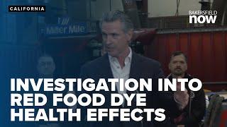 Governor Newsom orders investigation into red food dye health effects