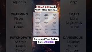 Zodiac and what they reveal #zodiac #zodiacsigns #zodiaco #horoscope #astrology