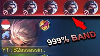 999% BAND!!HAYABUSA THIS PATCH BAN EVER -Mobile Legends