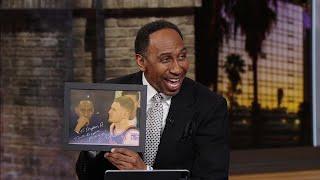 Donte DiVincenzo sent Stephen A. a signed photo of the 2 of them  | NBA Countdown