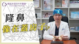 隆鼻就像蓋房子？結構式隆鼻【陳振坤醫師】