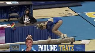 Pauline Tratz (UCLA) Beam Exhibition vs San Jose State 2021