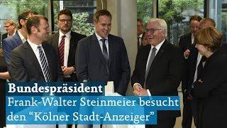 Bundespräsident Frank-Walter Steinmeier besucht in den "Kölner Stadtanzeiger"