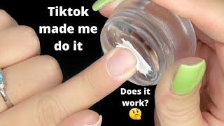 Testing the viral Tiktok French mani stamper hack *SHOOK*
