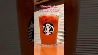 Sip into summer vibes with Starbucks newest delight Strawberry Acai Lemonade Refresher  #foodreels