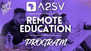 A2SV - Remote Education - Calling African Students