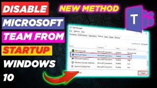 How to disable Microsoft teams from startup windows10 2024 [EASY]