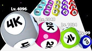 ROLLING DOUBLE = Ball Run 2048 + Going Balls (Max Level 4096)