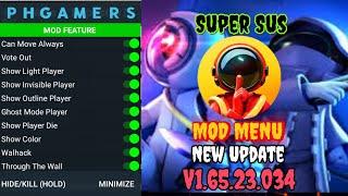 Super Sus Mod Menu, Drone view/Wallhack v1.65.23.034 New Update