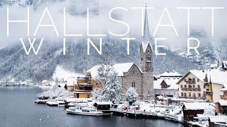 Hallstatt Village AUSTRIA Winter with Meditaion Music | 4K VideoHD