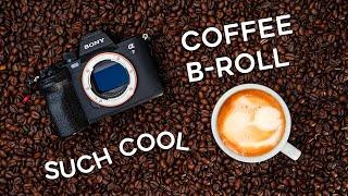 Cool coffee b-roll video like it's 2018