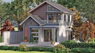 Special Design 2 Storey House Look Fantastic -4 Bedroom - Simple House Design Look Special