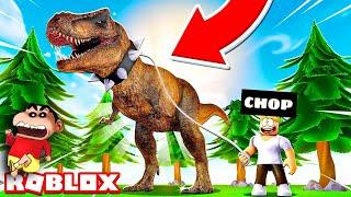 BUYING T-REX FOR DINO ZOO WITH SHINCHAN AND CHOP  |DINOSAUR ZOO TYCOON ROBLOX|IamBolt Gaming