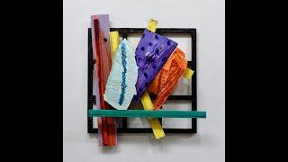 Larry Graeber - Green Line        22.5 x 19 x 7"       wood, paint, screws