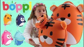 Boppi Luggage For Kids Tiny Trekker Tiger Suitcase