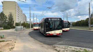 Vilniaus transportas. 16 troleibusas: Stotis - Lazdynai - Pašilaičiai.