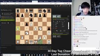 MAGNUS CARLSEN vs. ANDREW TANG 45 second bullet match part 1