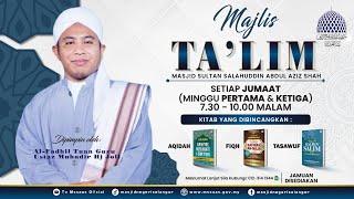  MAJLIS TA'LIM  02-08-2024 TUAN GURU USTAZ MUHADIR BIN HJ JOLL