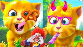 talking ginger funny videos | talking tom | talking ginger |