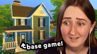 building an *actually good* base game house in the sims