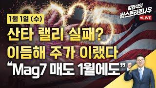 [김현석의 월스트리트나우-1월1일] 산타 랠리 실패? 이듬해 주가 이랬다