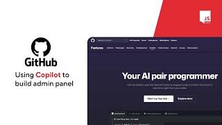 Using GitHub copilot to build simple admin panel
