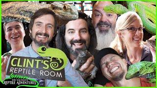 YOUTUBERS FAVORITE REPTILES AT CLINT'S REPTILE ROOM!