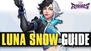 Marvel Rivals - Luna Snow Guide | Real Matches, Skills, Abilities, Tips