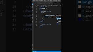 HTML canvas tag #shorts #youtubeshorts