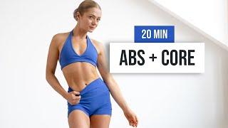 20 MIN ABS AND CORE Workout (Intermediate level) - No Equipment Home Workout, Stronger Core