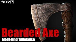 Viking Bearded Axe Modelling Timelapse