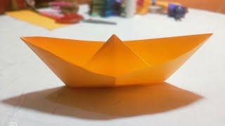 Origami | craft paper boat | vineesh view | tutorial 