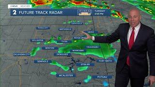 Strong to severe storms to move through early Tuesday