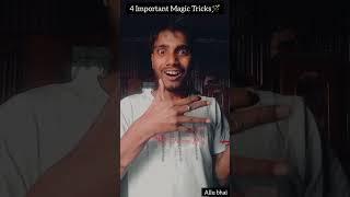 4 Important Magic Tricks🪄🪄🪄 || Ashis || It's Allu bhai blog....