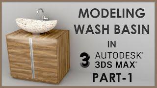 Tutorial | Modeling Wash Basin in 3Ds Max Part - 1 | for Beginners