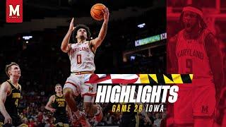 Maryland Men's Basketball Highlights | Iowa